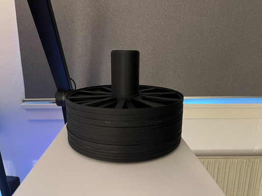 polyterra adapter wheel holder bambulab ams by qlerup 3d printer accessories polymaker 3d print model - Mito3D
