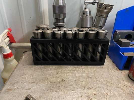 r8 collet holder by unhinged 3d tools machine bridgeport milling 3d print model - Mito3D