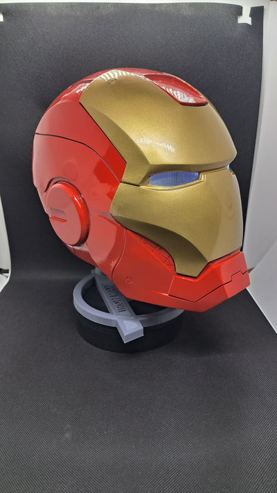 hierro hombre casco estante soporte by andreas3d presión 3d impresora accesorios maravilla 3d print model - Mito3D