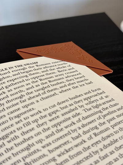 canto marca páginas flores by stevo99 passatempo faça marcador favoritos livro livros ler leitor lendo acessório 3d print model - Mito3D