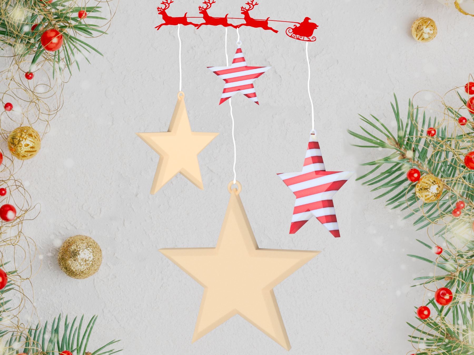 ornament star by maxaruta household decor stars christmas christamsstar 3D print model - Mito3D