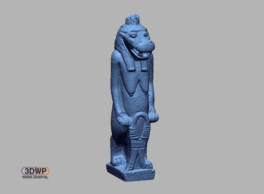 dea taweret thouet scultura by 3dwp nl arte sculture antico egitto egiziano figurina tawaret 3d print model - Mito3D
