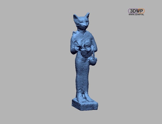 bastet sculpture by 3dwpnl art sculptures ancient ancientegypt egypt egyptian figurine statue 3d print model - Mito3D