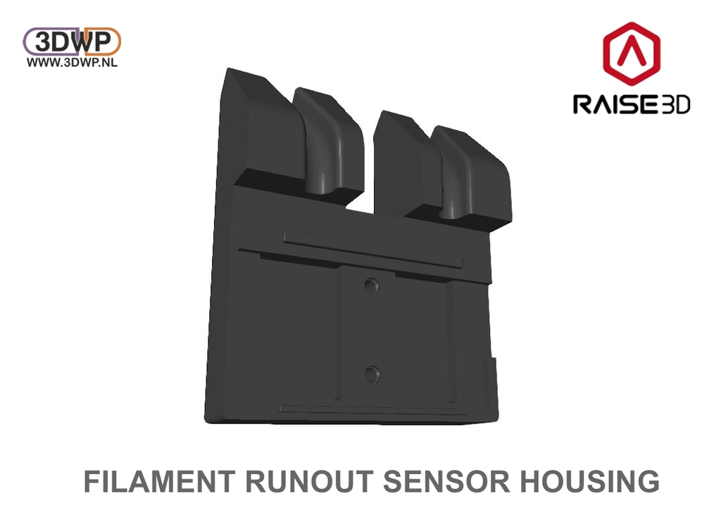 raise3d filamento sensor alojamiento by 3dwp nl 3d impresora accesorios 3D print model - Mito3D