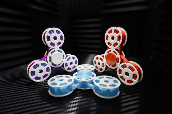 fillaspinner - fidget toy by fredwood6000 toys & games print in place spinner filament 3d print model - Mito3D