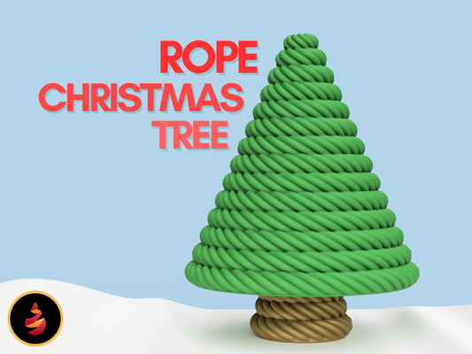 corda natale albero by jamestheprinter domestico festività torcere contorto christmasdecor decorazioni natalizie vacanza arredamento per vacanze holidaydecoration 3d print model - Mito3D