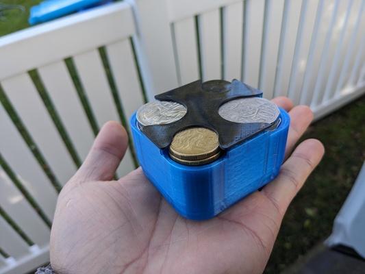 australiano moneda soporte dispensador remezclar by tancla herramientas organizadores monedas portamonedas australianas 3d print model - Mito3D