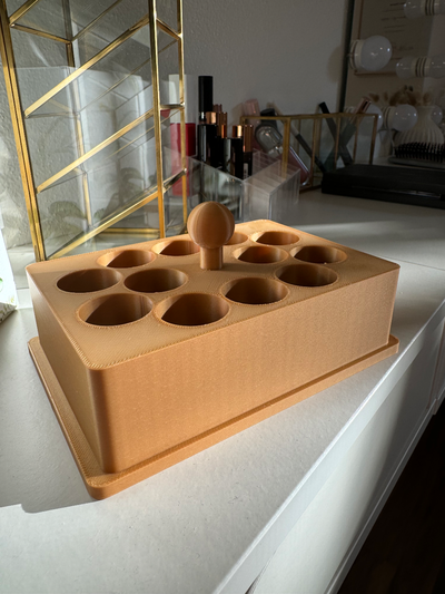 tonto uña polaco almacenamiento by xvenzxx herramientas organizadores esmalte uñas caja 3d print model - Mito3D