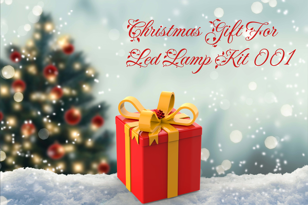 christmas gift led lamp kit 001 by marche hobby & diy electronics box ribbons ribbon santa claus ledlamp snowman tree xmas snow light lights 3d print model - Mito3D