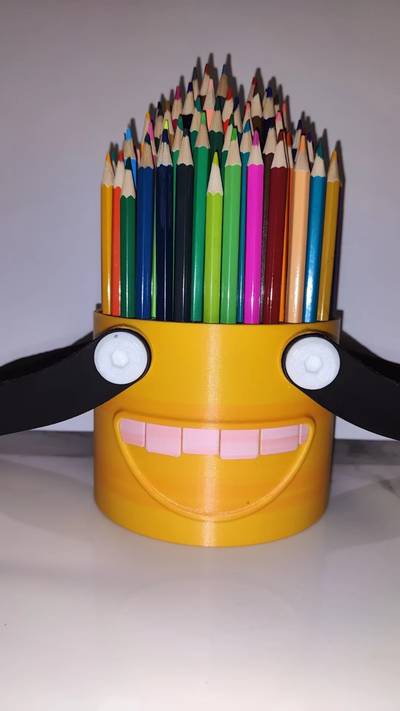 fou crayon titulaire soutien 144 couleur crayons by 39 stupide outils organisateurs 3d print model - Mito3D