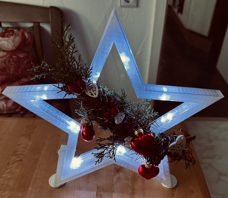 christmas star stand by friewaldjoos household decor 3d print model - Mito3D