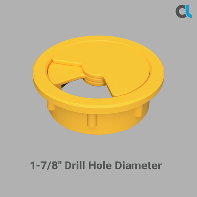 conduito - 1-7 8 cable grommet by creoletmarcomarkl household office desk wire cablemanagement cableguide cableorganizer 3d print model - Mito3D