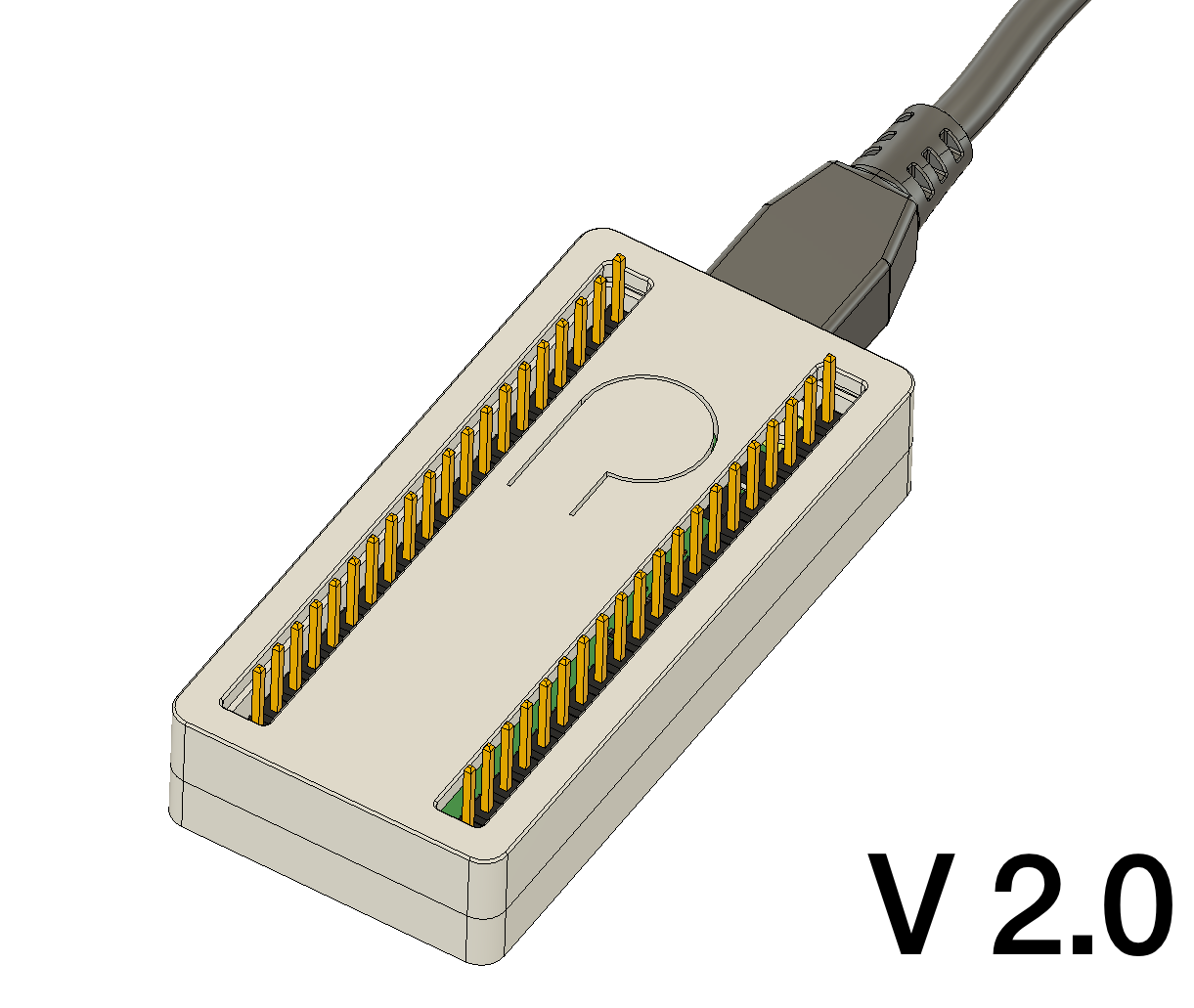 lampone pi pico snap fit astuccio guaina v2 0 by danielh passatempo fai elettronica raspberrypi scatto snapfit 3D print model - Mito3D