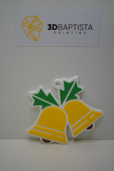 dekoration glocken by 3d täufer drucken haushalt dekor weihnachten 3d print model - Mito3D