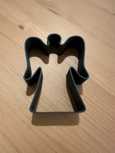 anjo biscoito mofo engel pl tzchenform by lukas kirner casa modelos cortador 3d print model - Mito3D