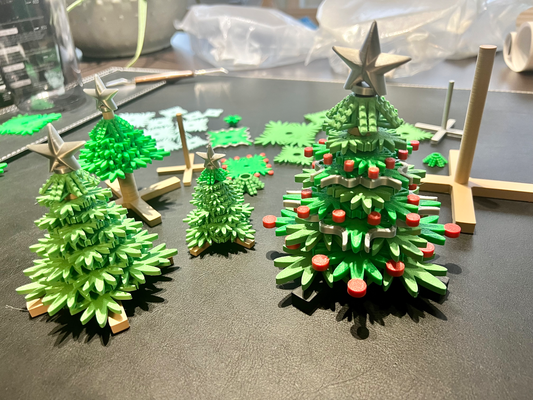 costruire proprio natale albero supporto necessario by dcprint domestico arredamento build tree noel arbre de puzzle decorazione concorso 3d print model - Mito3D