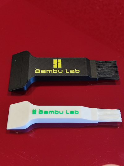 scraper brush by francescom 3d printer accessories bambu bambulab lab 3d print model - Mito3D