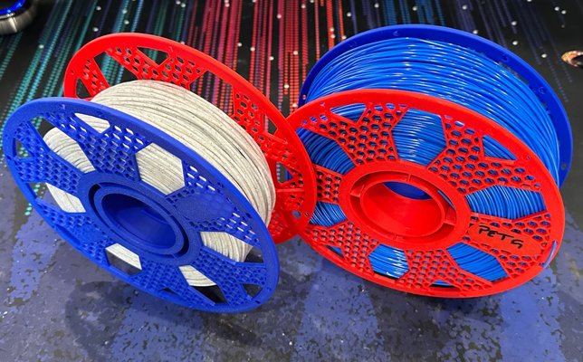 flocon neige réutilisable filament bobine remixé by mediaman3d 3d imprimante accessoires adaptateur 3d print model - Mito3D