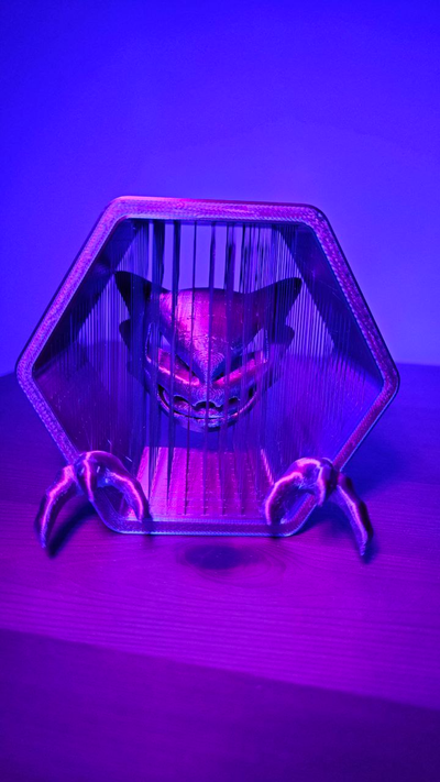 suspended spooky haunter by wizprint3d art sculptures pokemon string scary halloween ghost funny 3d print model - Mito3D