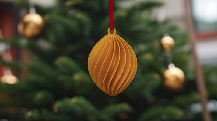 noel ağaç sarmal süs by alexis ev halkı şenlikler 2023 weihnachten baba madde dekor deko süslemeler navidad 3d print model - Mito3D