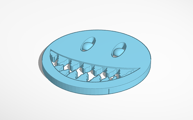 smiley visage by écolycine ménage décor 3d print model - Mito3D