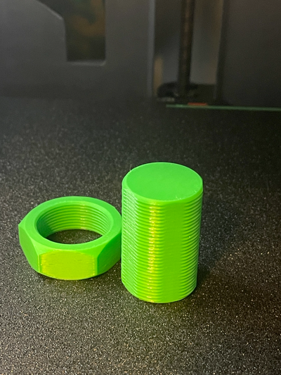 threaded fidget 1 by glitchycorgi toys & games 3d print model - Mito3D