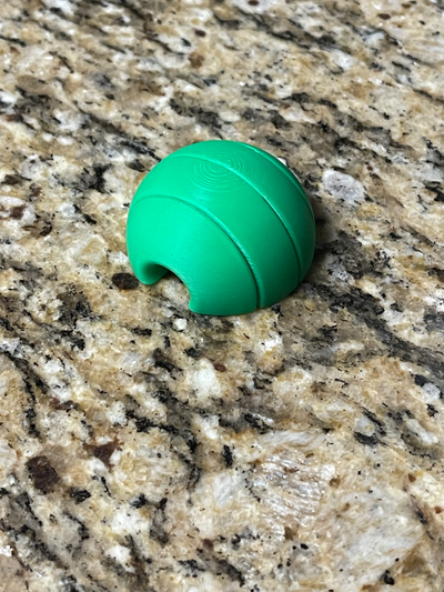 fidget ring ball by glitchycorgi toys & games print-in-place print in place 3d print model - Mito3D