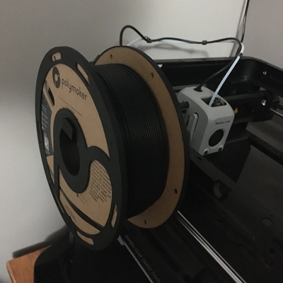 mounted spool holder p1p by aerodynamicspud 3d printer accessories 3d print model - Mito3D