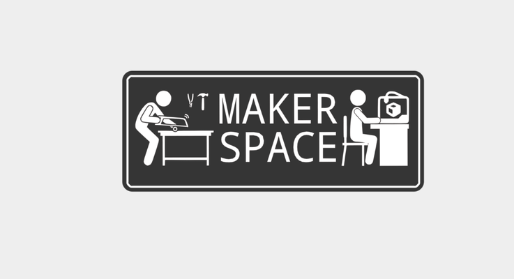 maker space sign by heinzelmaennchen werkstatt art signs & logos 3d workshop 3d print model - Mito3D