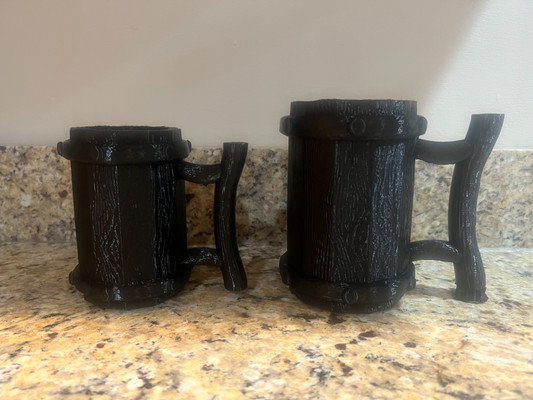 medieval fantasy rpg stein style soda can coozie by jordanwilliamkilleen toys & games dungeonsanddragons sodakoozie prop tabletop gaming themed tankard cupholder rpgprop 3d print model - Mito3D