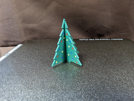 quick stand up christmas tree by acvideo household decor multi color 3d print model - Mito3D