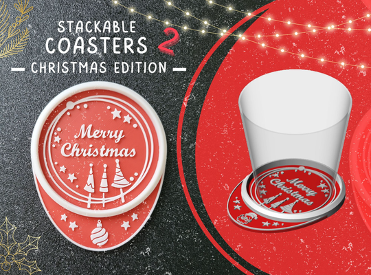 sc - stackable coasters christmas ball by valdilab household decor house party partyaccessories partydecor 2023 art xmas bell xmasdecor xmasdecoration xmasdecorations coaster coasterholder customisable glass glasscoasters water drink drinkcoaster drinkcoasters drinkcoasterset set of friends family familyparty friendsparty organizer tree decoration decorations 3d print model - Mito3D