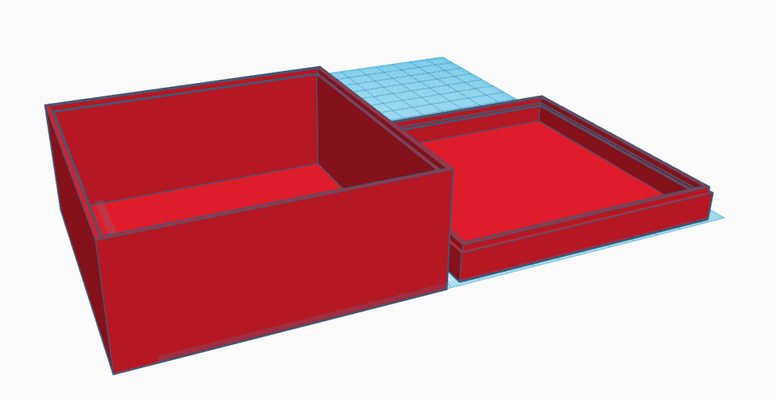 box 100x100x45mm by zyme dk werkzeuge veranstalter sortierung kasse 3d print model - Mito3D