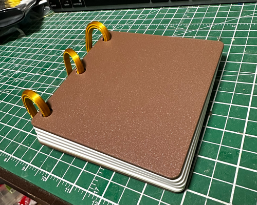 bambu swatch book by alienintruder 3d printer accessories organizer holder filament 3d print model - Mito3D