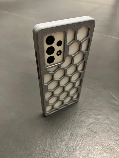 samsung a52 hücre telefon durum kılıf by linus henze hobi kendin yap elektronik kulp destek cep telefonu sahibi kullanışlı handhalter 3d print model - Mito3D