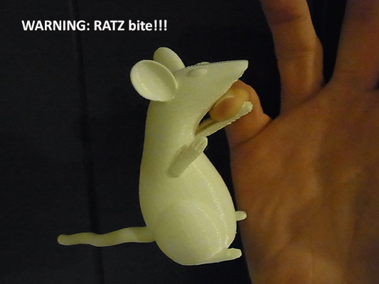 rattenklemme ratz by catharsis69 miniaturen tiere 3d print model - Mito3D