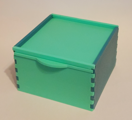 dovetail box by crackfinder household decor storage container 3d print model - Mito3D