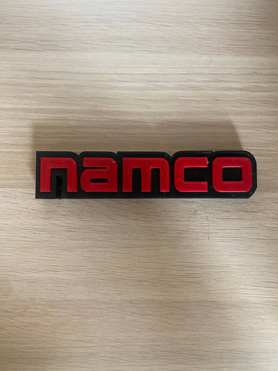 logo namco by kalcime3d art panneaux logos jeu playstation ancien xbox nintendo 3d print model - Mito3D