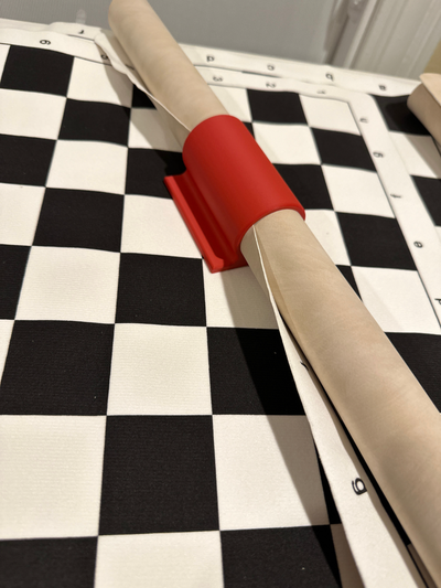 tablero ajedrez servilleta anillo by kevin osborn juguetes juegos almacenamiento 3d print model - Mito3D