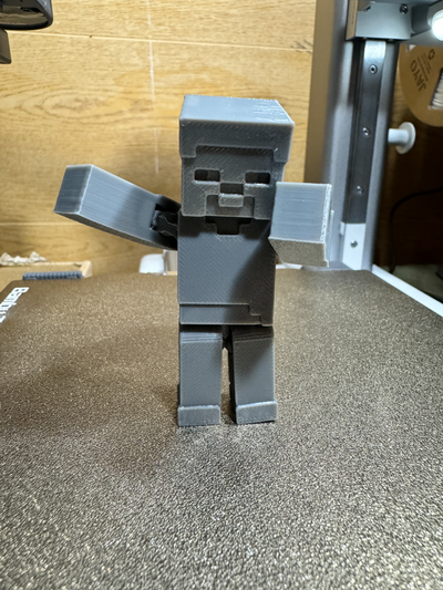 minecraft steve ball socket by joescalon toys & games characters articulated 3d print model - Mito3D