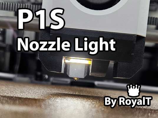 p1s nozzle light mod by royalt 3d printer accessories led 3d print model - Mito3D