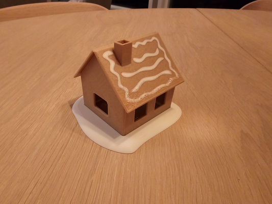 pan jengibre casa by noril decoración navidad concurso vacaciones 3d print model - Mito3D