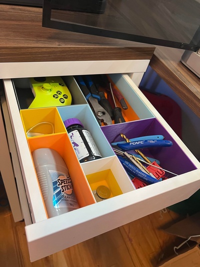 ikea micke drawer organizers by michaelrousseau3d tools organizer 3d print model - Mito3D