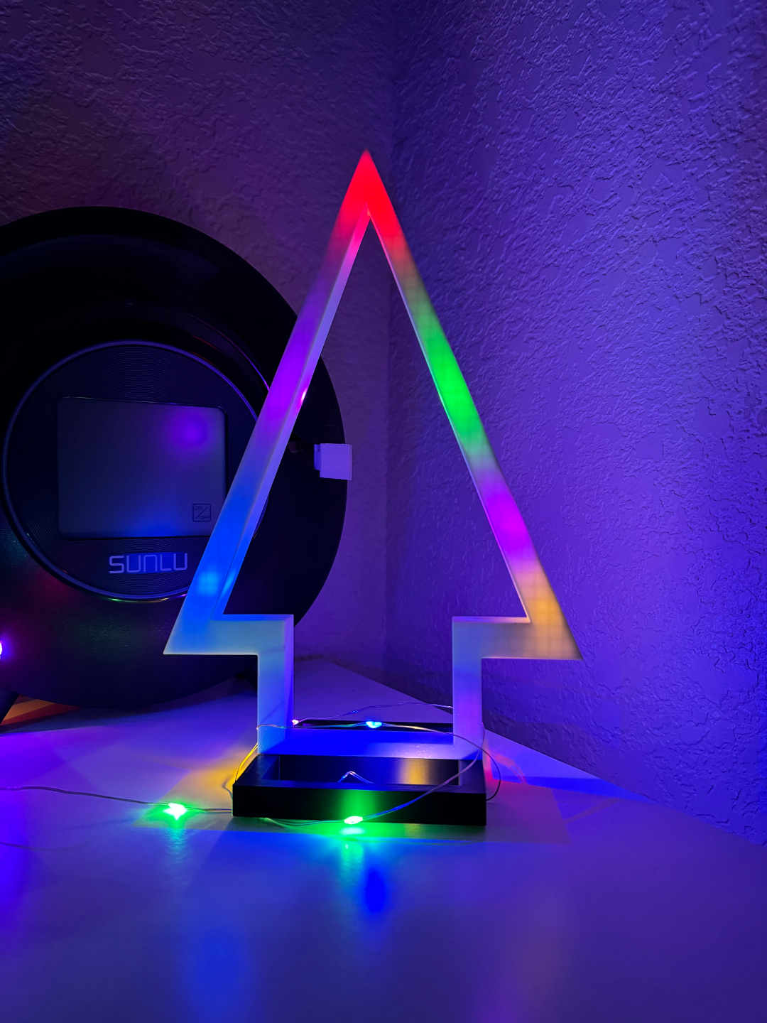 led weihnachten baum by joel haushalt dekor dekoration 3D print model - Mito3D