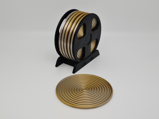 coaster in filament porte bobine by flotschi ménage décor 3d print model - Mito3D