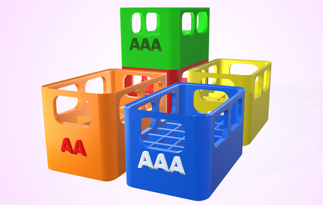 apilable caja pilas by geeks3d herramientas organizadores organizador batería aa aaa aabateria aaabateria 3d print model - Mito3D