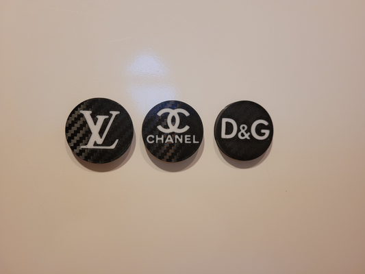 fridge magnets chanel - d&g lv by savo3d art signs & logos magnet sign 3d print model - Mito3D