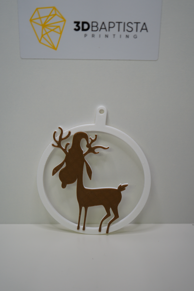 ball reindeer 2 by 3d baptista printing household decor christmas 3d print model - Mito3D