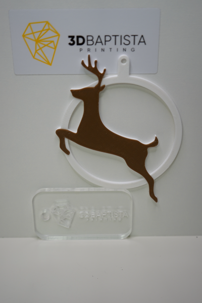 ball reindeer 3 by 3d baptista printing household decor chadow box christmas 3d print model - Mito3D