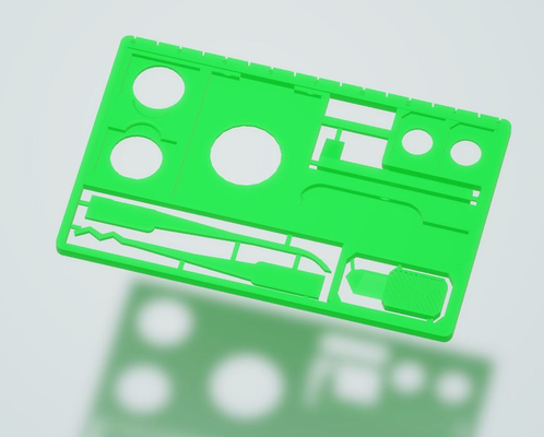 hayatta kalma kart 01 kentsel araçlar kredi boyut by ollestore kiti kartı sim mikro hafıza kilit kazık takımı bıçak microsd 3d print model - Mito3D